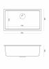 Quadron LOGAN 110 GraniteQ zlewozmywak black diamond 76x44x23,5 cm 1-komorowy wpuszczany z syfonem manualnym stal szlachetna HQD7644U8BSI